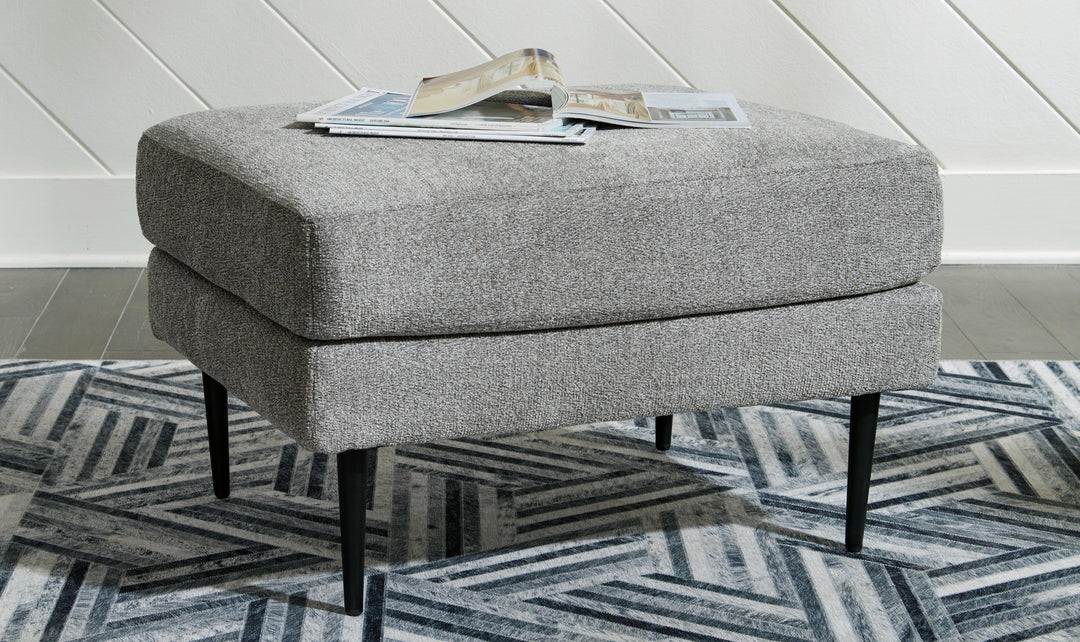 Modern Heritage Hazela Fabric Upholstered Ottoman-Jennifer Furniture