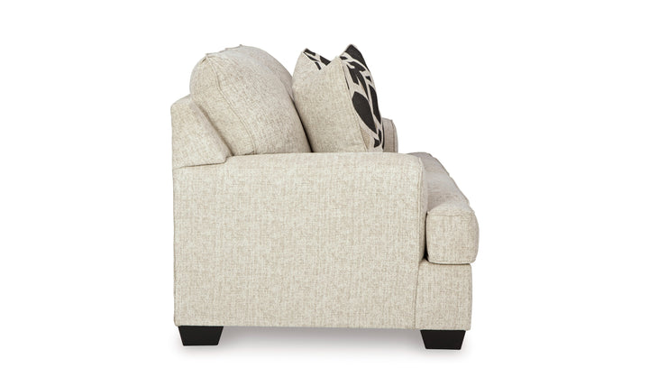 Modern Heritage Heartcort 2-Seater Fabric Loveseat with 2 Pillows-Jennifer Furniture