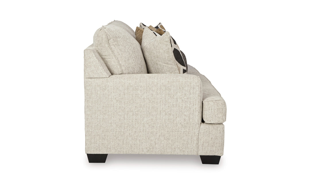 Modern Heritage Heartcort 3-Seater Fabric Sofa With 5 Pillows and Track Arms-Jennifer Furniture