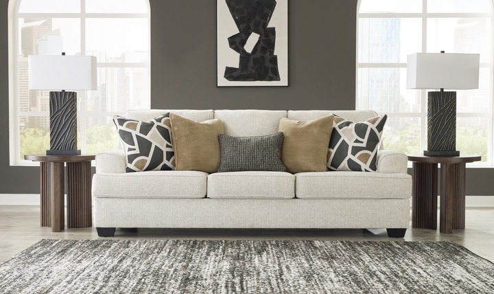 Modern Heritage Heartcort Fabric Living Room Set in Quartz-Jennifer Furniture