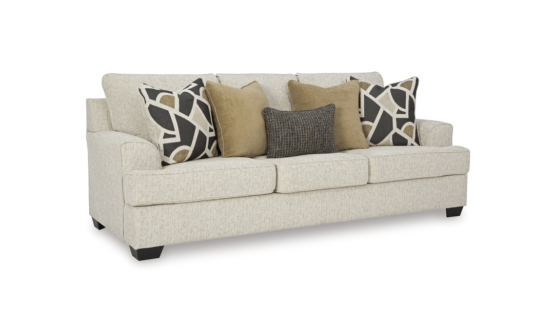 Modern Heritage Heartcort Fabric Living Room Set in Quartz-Jennifer Furniture