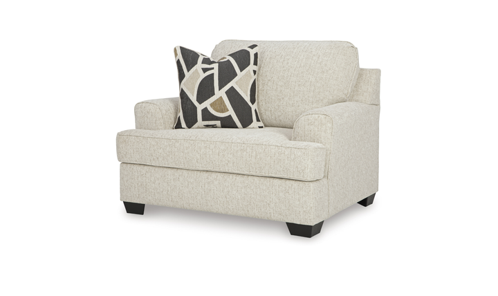 Modern Heritage Heartcort Fabric Living Room Set in Quartz-Jennifer Furniture