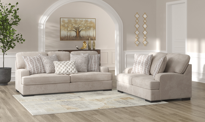 Modern Heritage High Profile Fabric Living Room Set