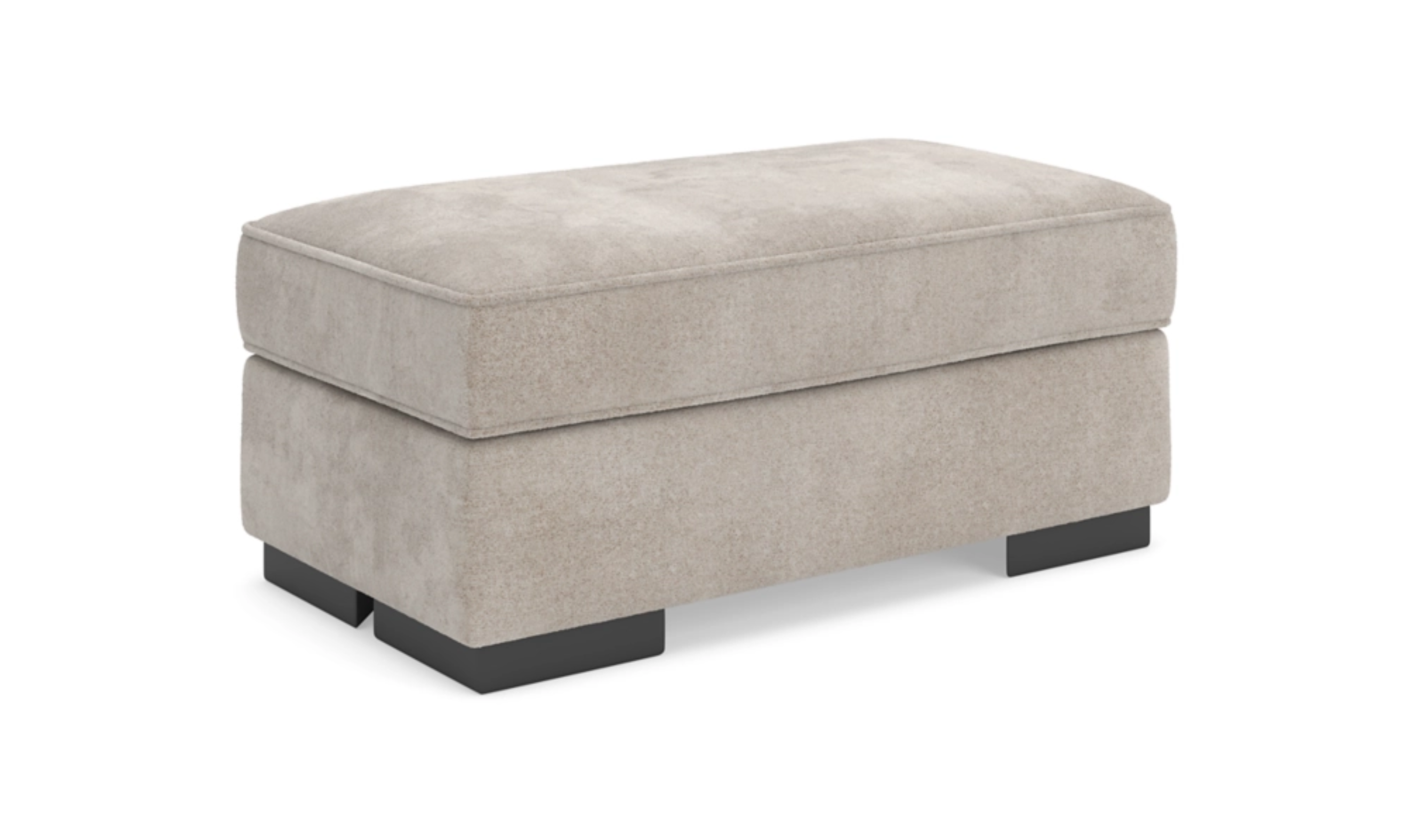 Modern Heritage High Profile Fabric Ottoman in Rectangle
