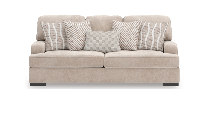 Modern Heritage High Profile Fabric Sofa with HR Foam
