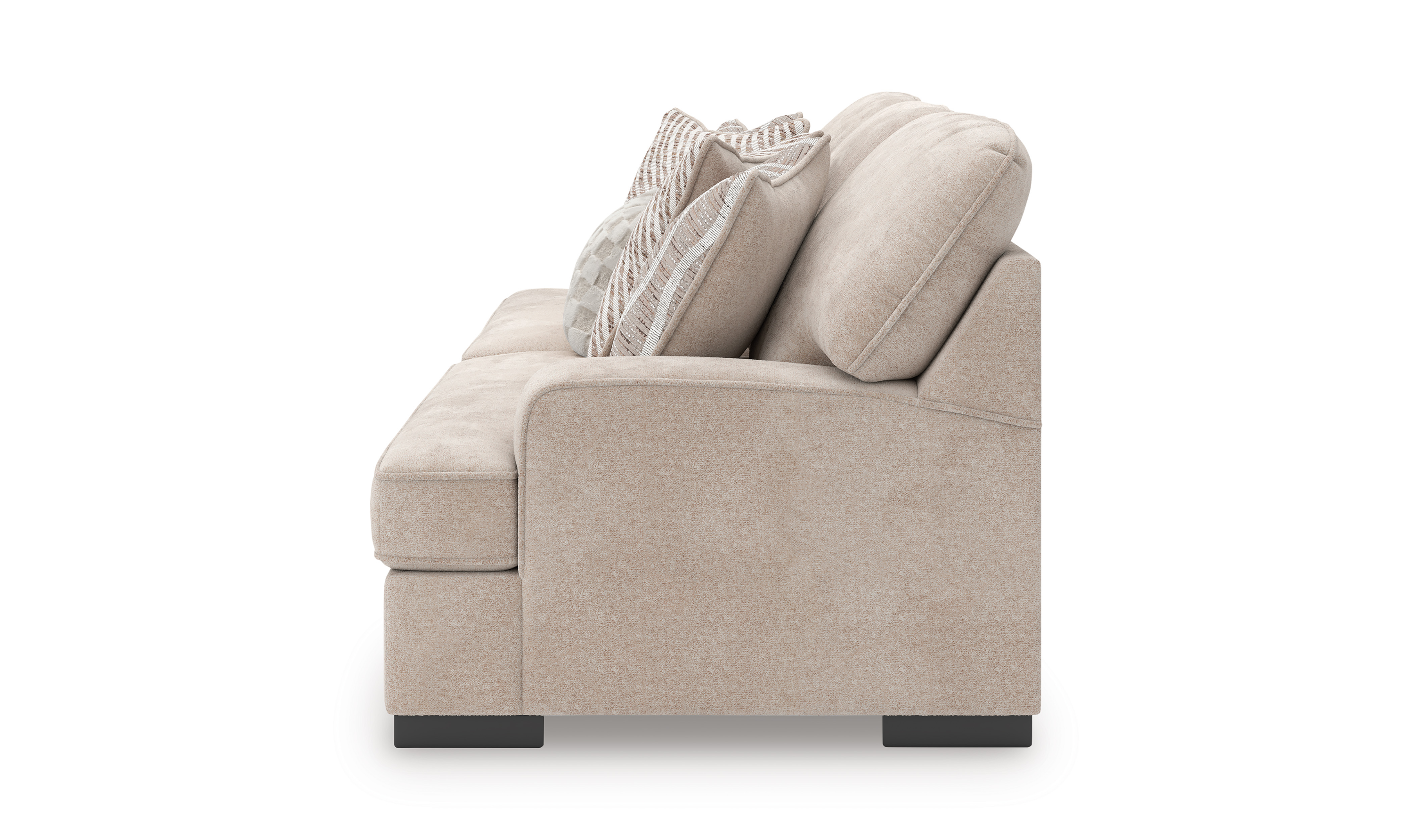 Modern Heritage High Profile Fabric Sofa with HR Foam