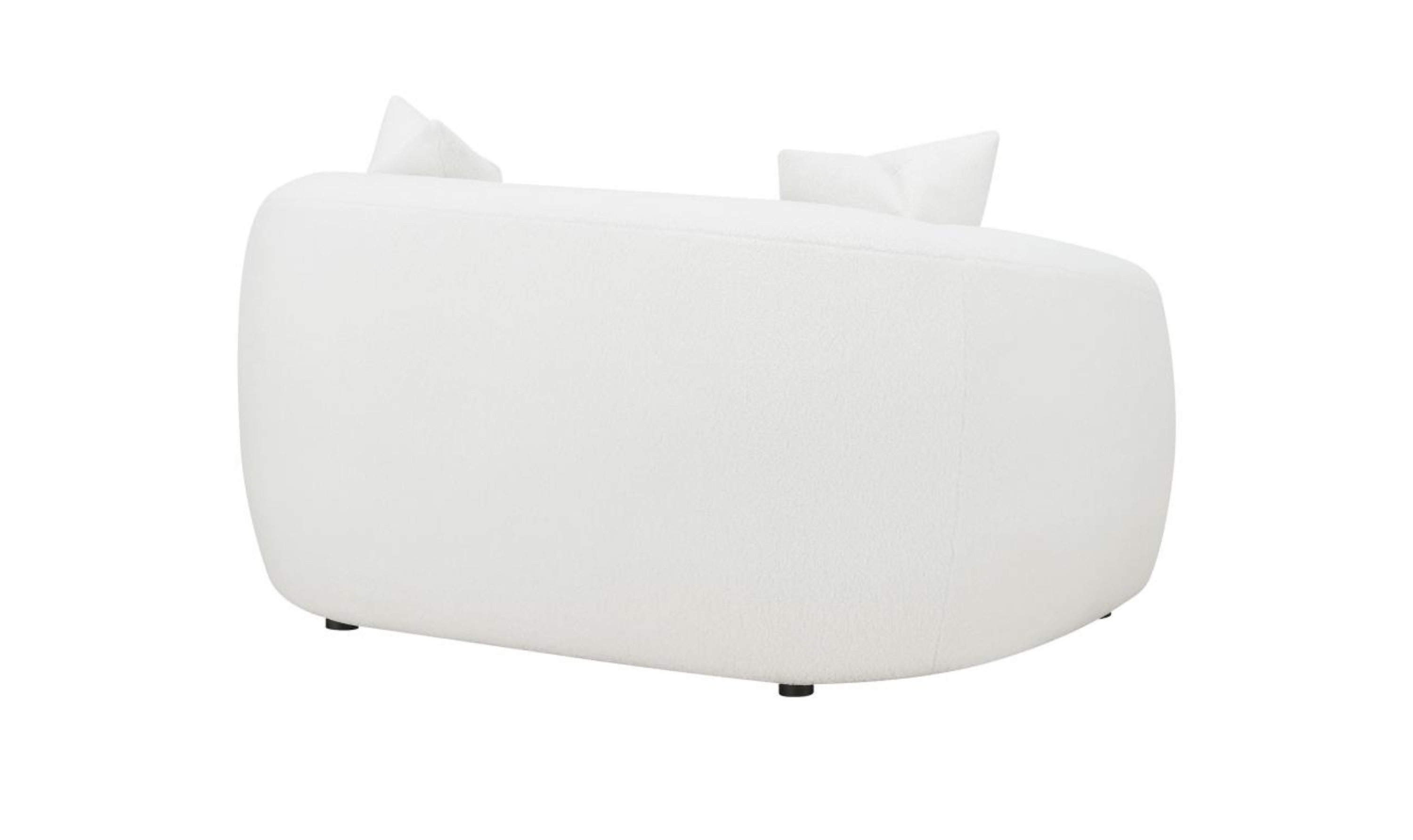 Modern Heritage Isabella Fabric Loveseat with Plush Bench Seat