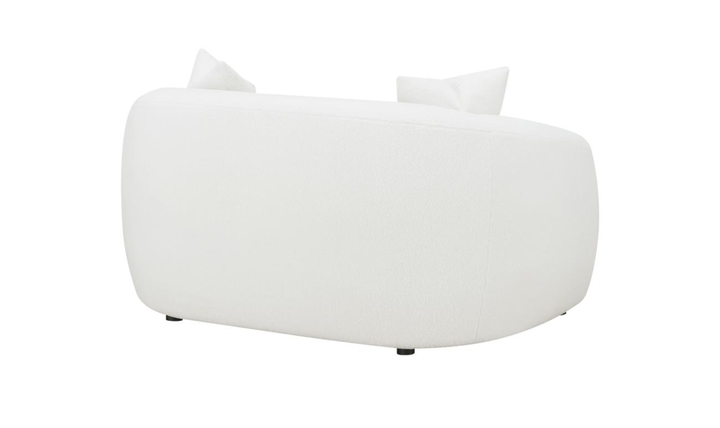 Modern Heritage Isabella Fabric Loveseat with Plush Bench Seat