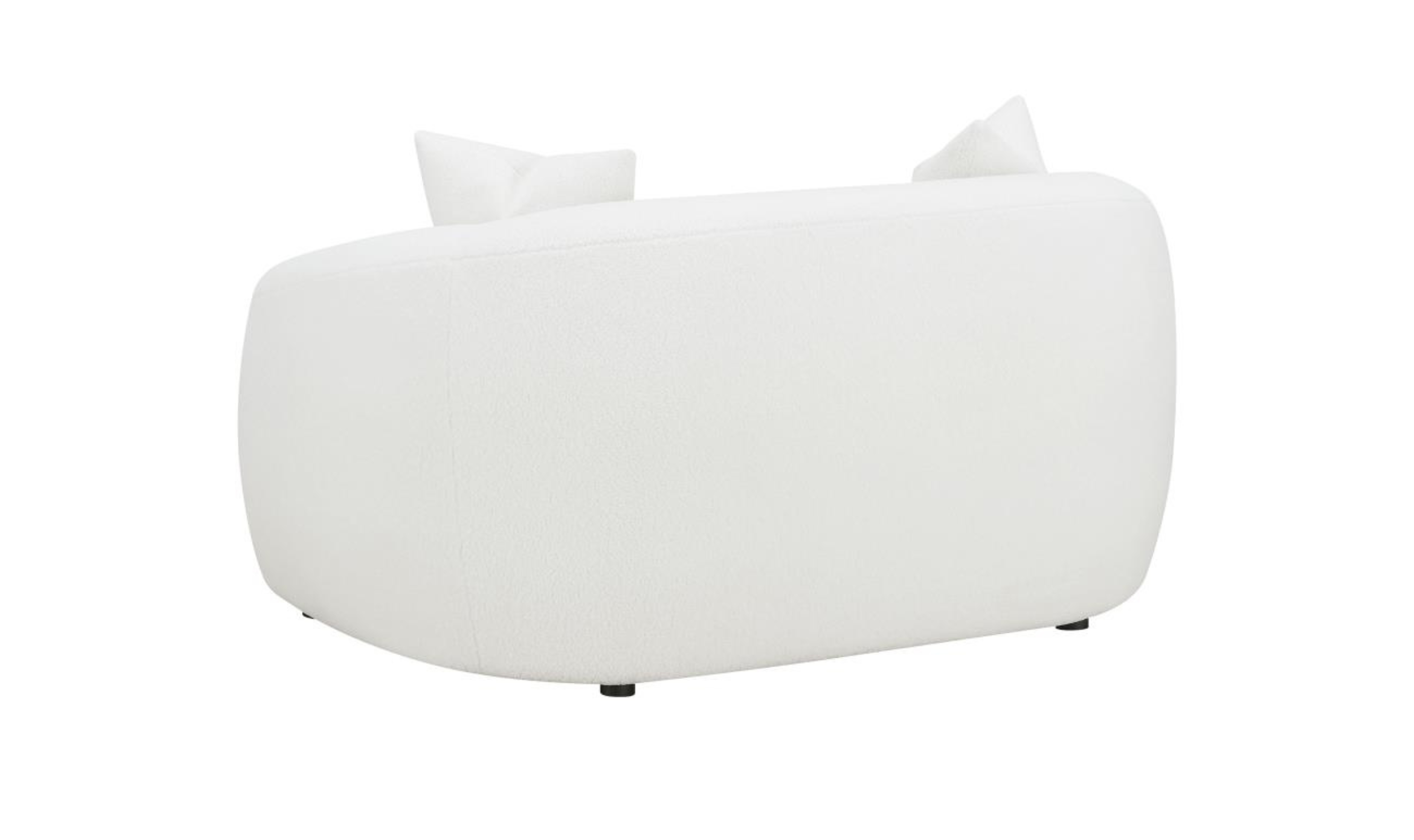 Modern Heritage Isabella Fabric Loveseat with Plush Bench Seat