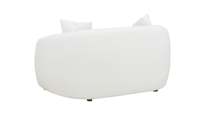 Modern Heritage Isabella Fabric Loveseat with Plush Bench Seat
