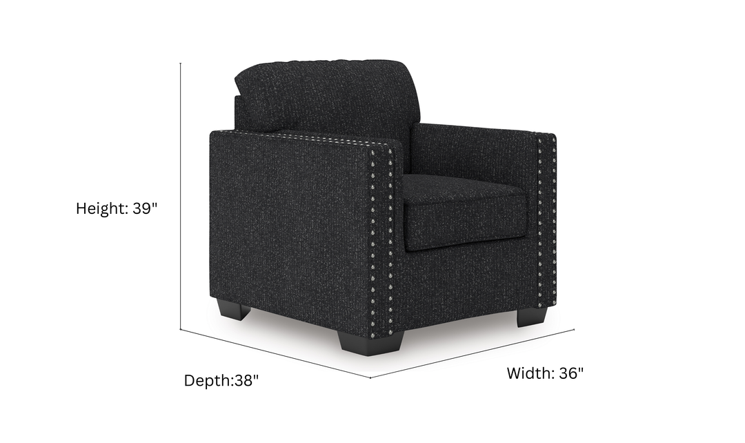 Modern Heritage Jasmine Peaks Chair with Ambient LED Base Lighting