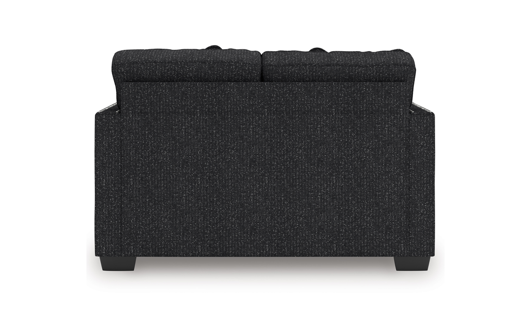Modern Heritage Jasmine Peaks Fabric Loveseat with LED Lighting