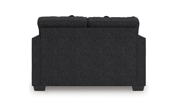 Modern Heritage Jasmine Peaks Fabric Loveseat with LED Lighting