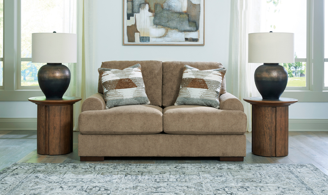 Modern Heritage Jayne Park Fabric Loveseat