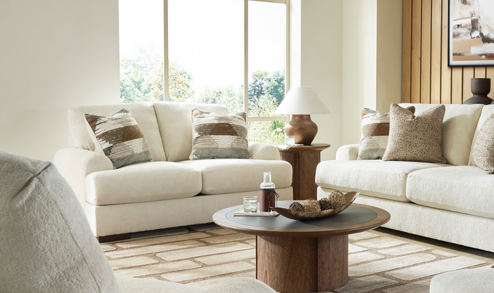 Modern Heritage Jayne Park Fabric Loveseat