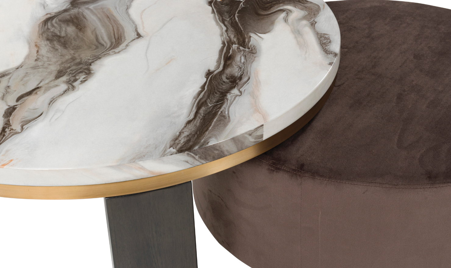 Modern Heritage Jazmore Occasional Table Set With Ottoman