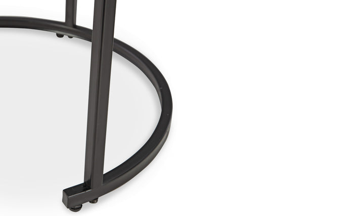Modern Heritage Jusmour Occasional Nesting Table in Metal