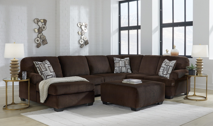 Modern Heritage Kimlee 3-Piece Sectional with Chaise