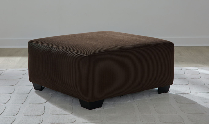 Modern Heritage Kimlee Oversized Polyester Accent Ottoman