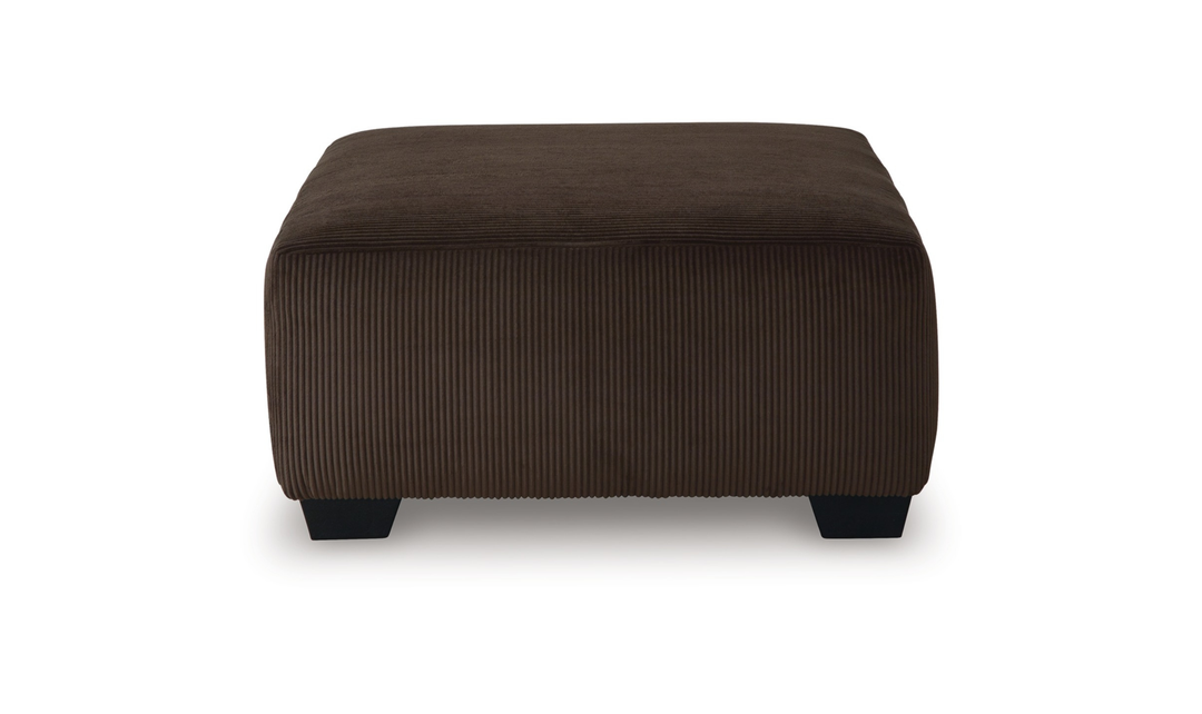 Modern Heritage Kimlee Oversized Polyester Accent Ottoman