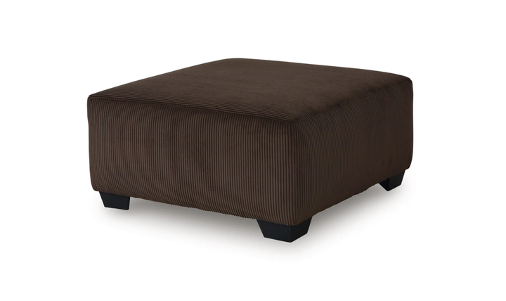 Modern Heritage Kimlee Oversized Polyester Accent Ottoman