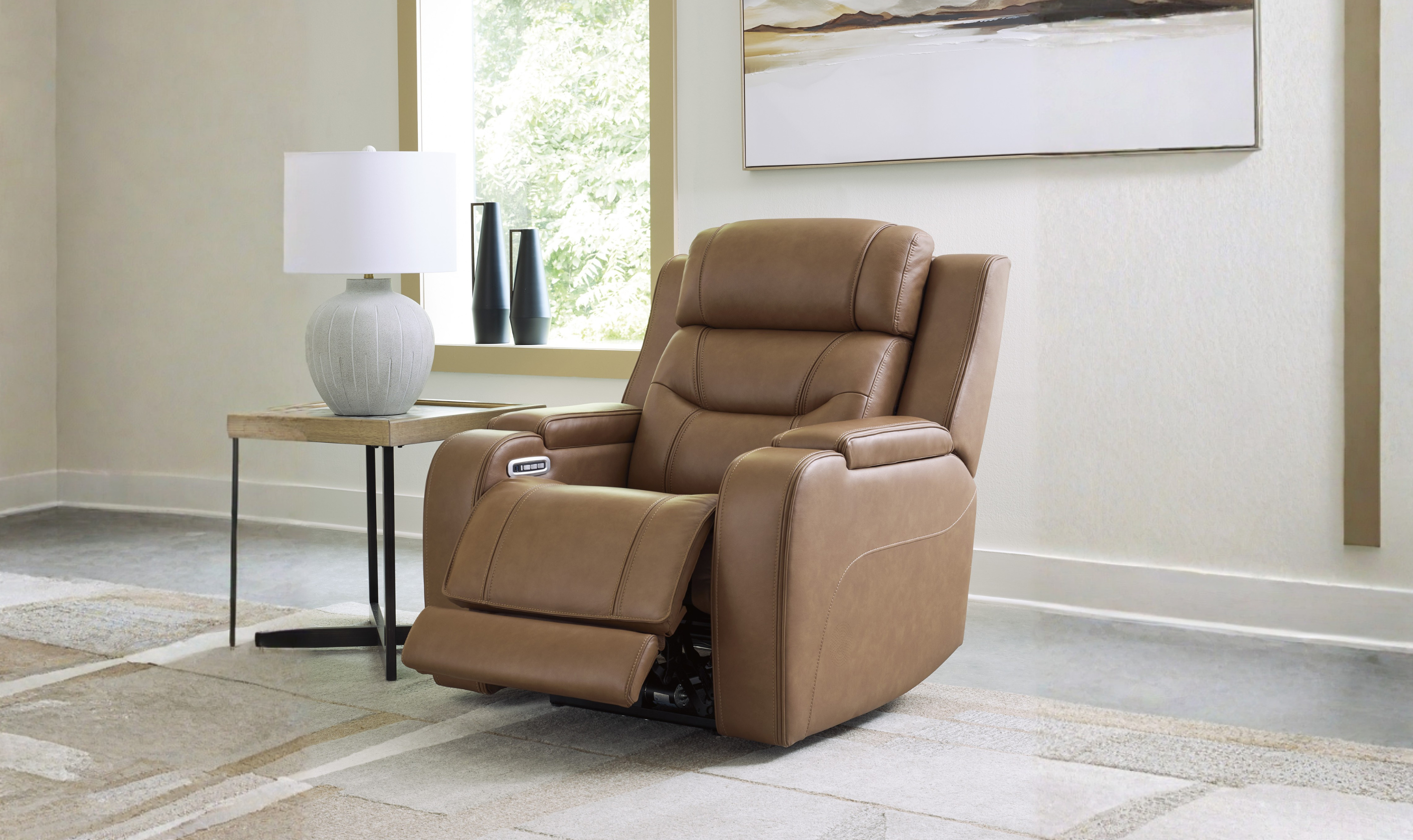 Modern Heritage Knightington Power Recliner Chair-Jennifer Furniture