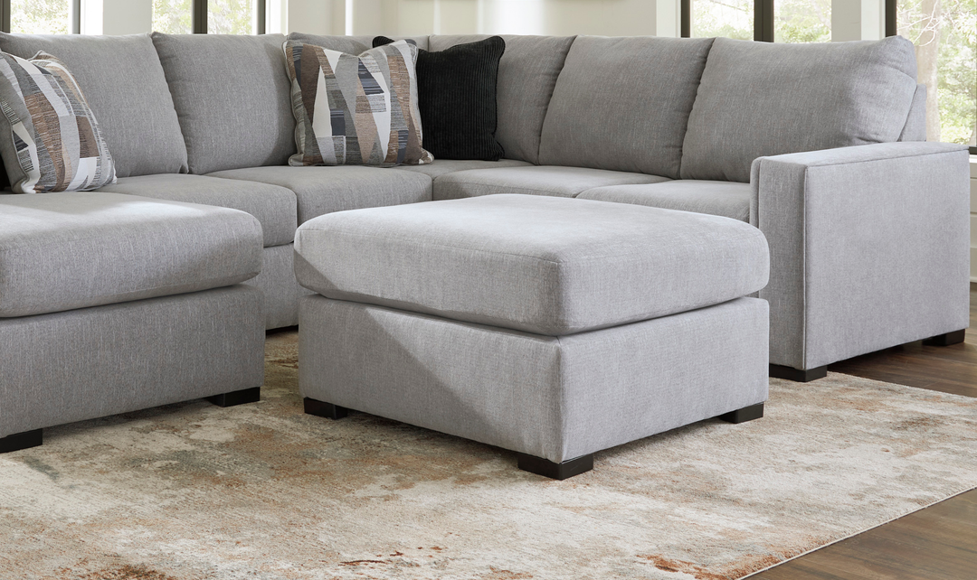 Modern Heritage Lakepoint Oversized Accent Ottoman-Jennifer
