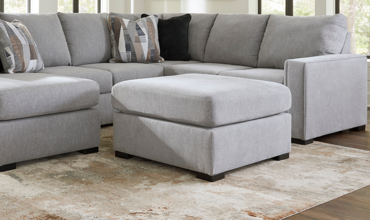 Modern Heritage Lakepoint Oversized Accent Ottoman-Jennifer