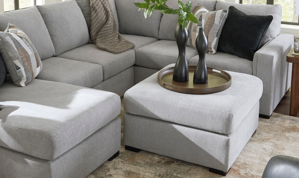 Modern Heritage Lakepoint Oversized Accent Ottoman-Jennifer