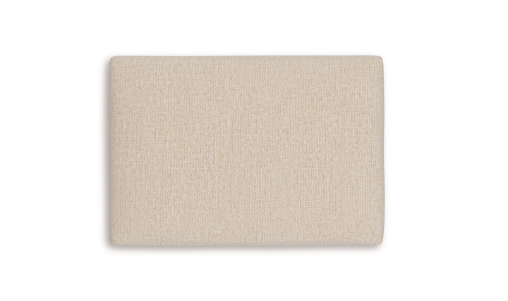Modern Heritage Lango Jute Fabric Ottoman-Jennifer Furniture