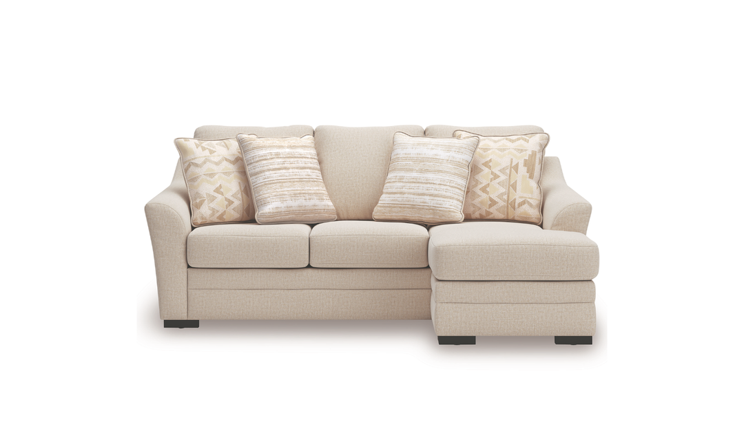 Modern Heritage Lango Jute Fabric Setional Sofa with Chaise