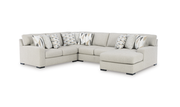 Modern Heritage Laurelgrove 4-Piece Sectional with Chaise