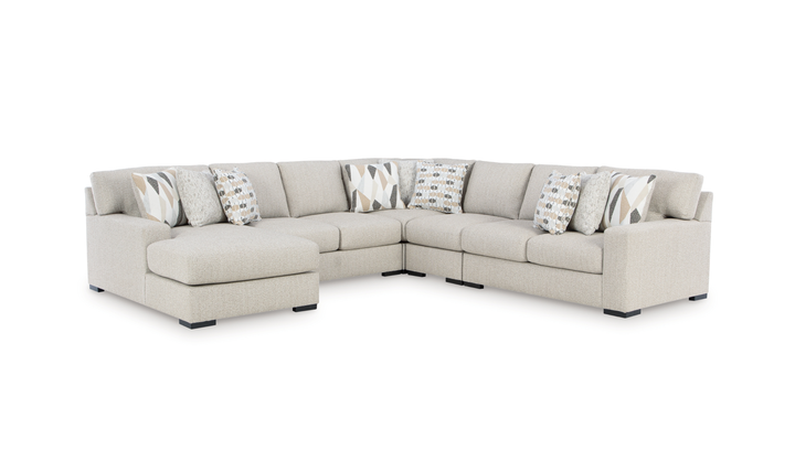Modern Heritage Laurelgrove 5-Piece Sectional with Chaise