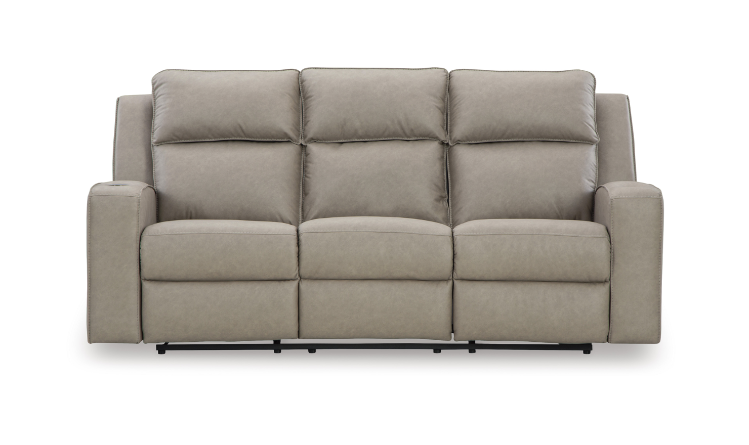 Modern Heritage Lavenhorne Leather Recliner Sofa With Drop Down Table-Jennifer Furniture