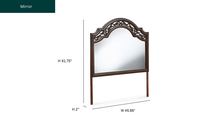 Modern Heritage Lavinton Dresser and Mirror-Jennifer Furniture