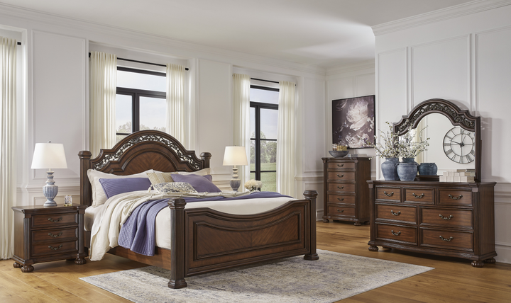 Modern Heritage Lavinton Queen Poster Bed-jennifer furniture