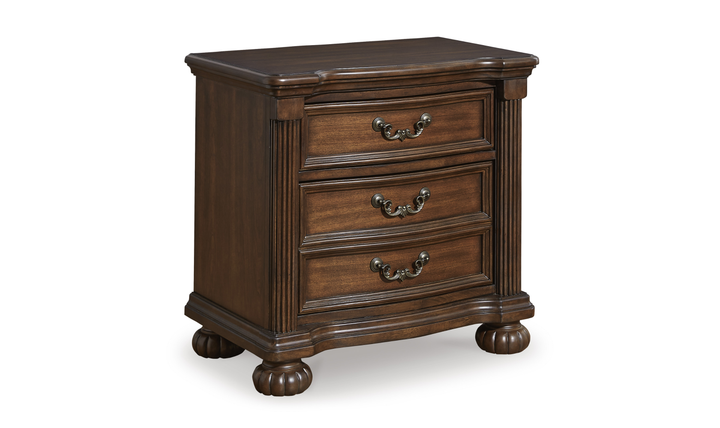 Modern Heritage Lavinton Three Drawer Nightstand-Jennifer Furniture
