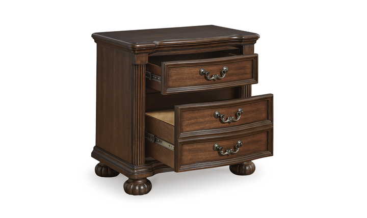 Modern Heritage Lavinton Three Drawer Nightstand-Jennifer Furniture