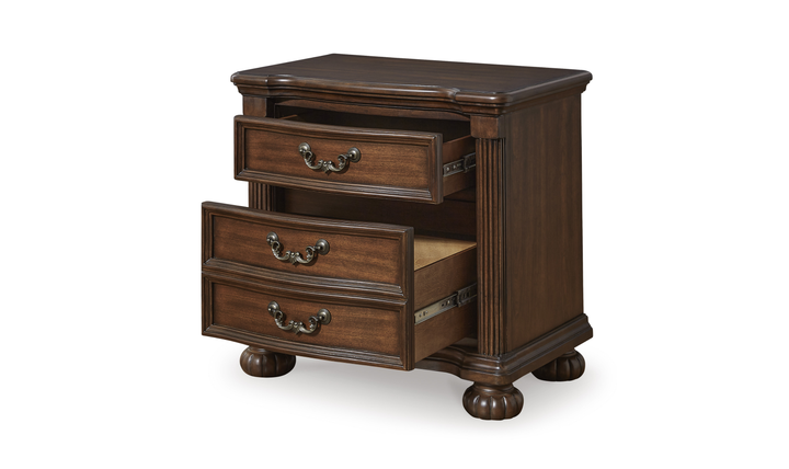 Modern Heritage Lavinton Three Drawer Nightstand-Jennifer Furniture