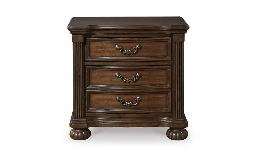 Modern Heritage Lavinton Three Drawer Nightstand-Jennifer Furniture