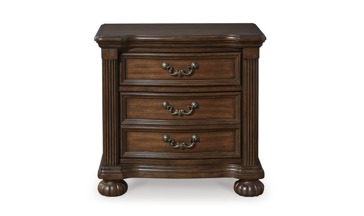 Modern Heritage Lavinton Three Drawer Nightstand-Jennifer Furniture