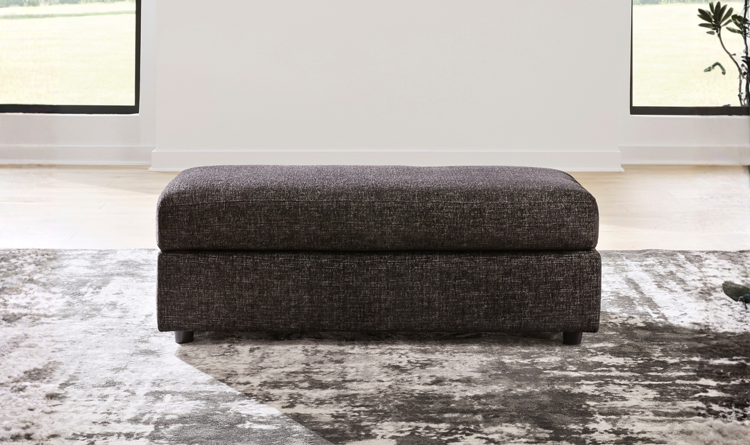 Modern Heritage Lentiz Fabric Oversized Accent Ottoman-Jenniferfurniture