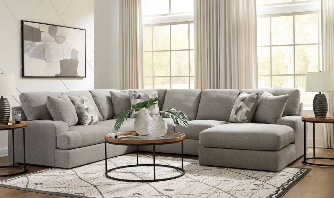 Modern Heritage Lindon 3-Piece Sectional Sofa with Chaise-Jennifer Furniture
