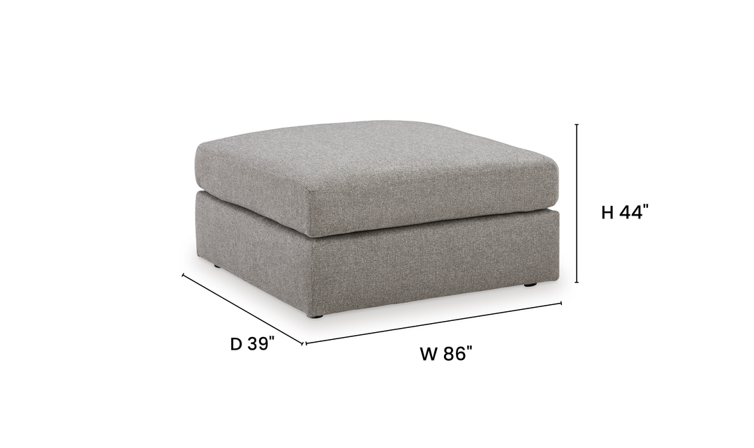Modern Heritage Lindon Oversized Accent Ottoman - Jennifer Furniture