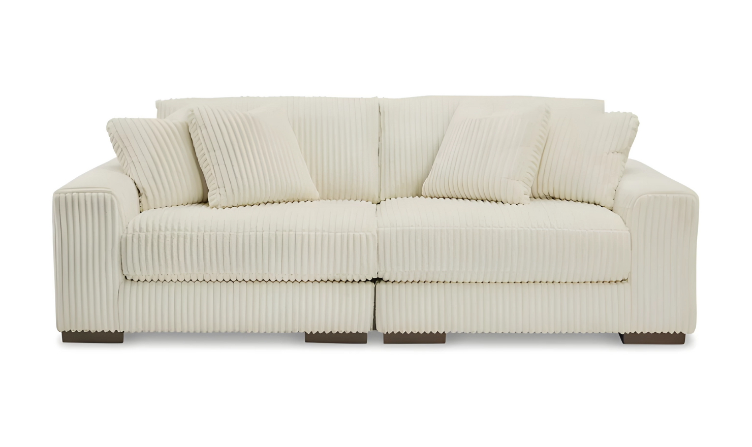 Modern Heritage Lindyn 2 Piece Fabric Sectional Sofa with Chaise Option