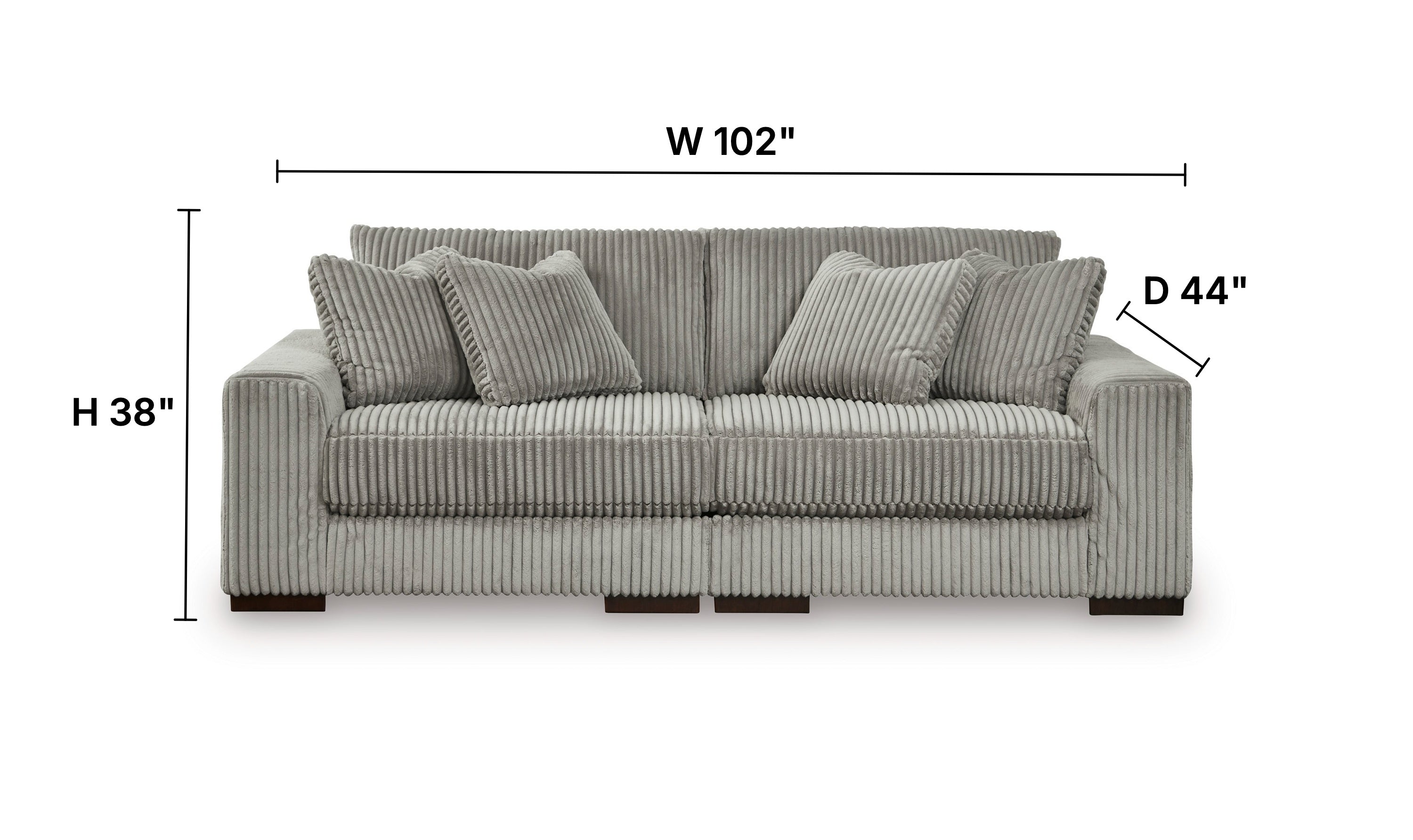 Modern Heritage Lindyn 2 Piece Fabric Sectional Sofa with Chaise Option-Jennifer Furniture