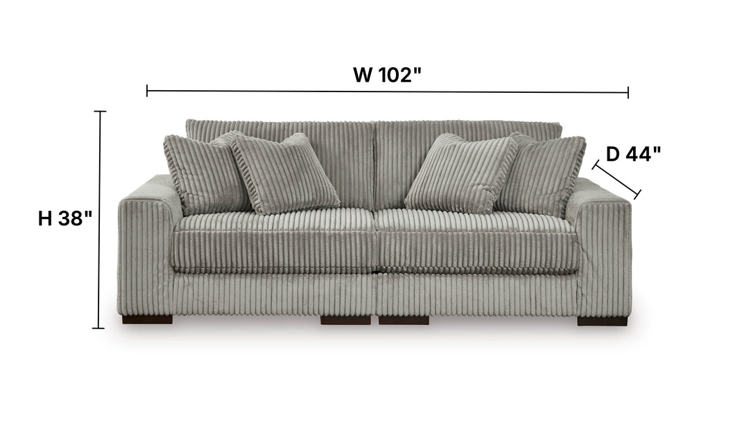 Modern Heritage Lindyn 2 Piece Fabric Sectional Sofa with Chaise Option-Jennifer Furniture
