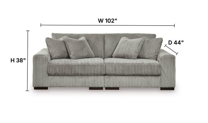 Modern Heritage Lindyn 2 Piece Fabric Sectional Sofa with Chaise Option-Jennifer Furniture