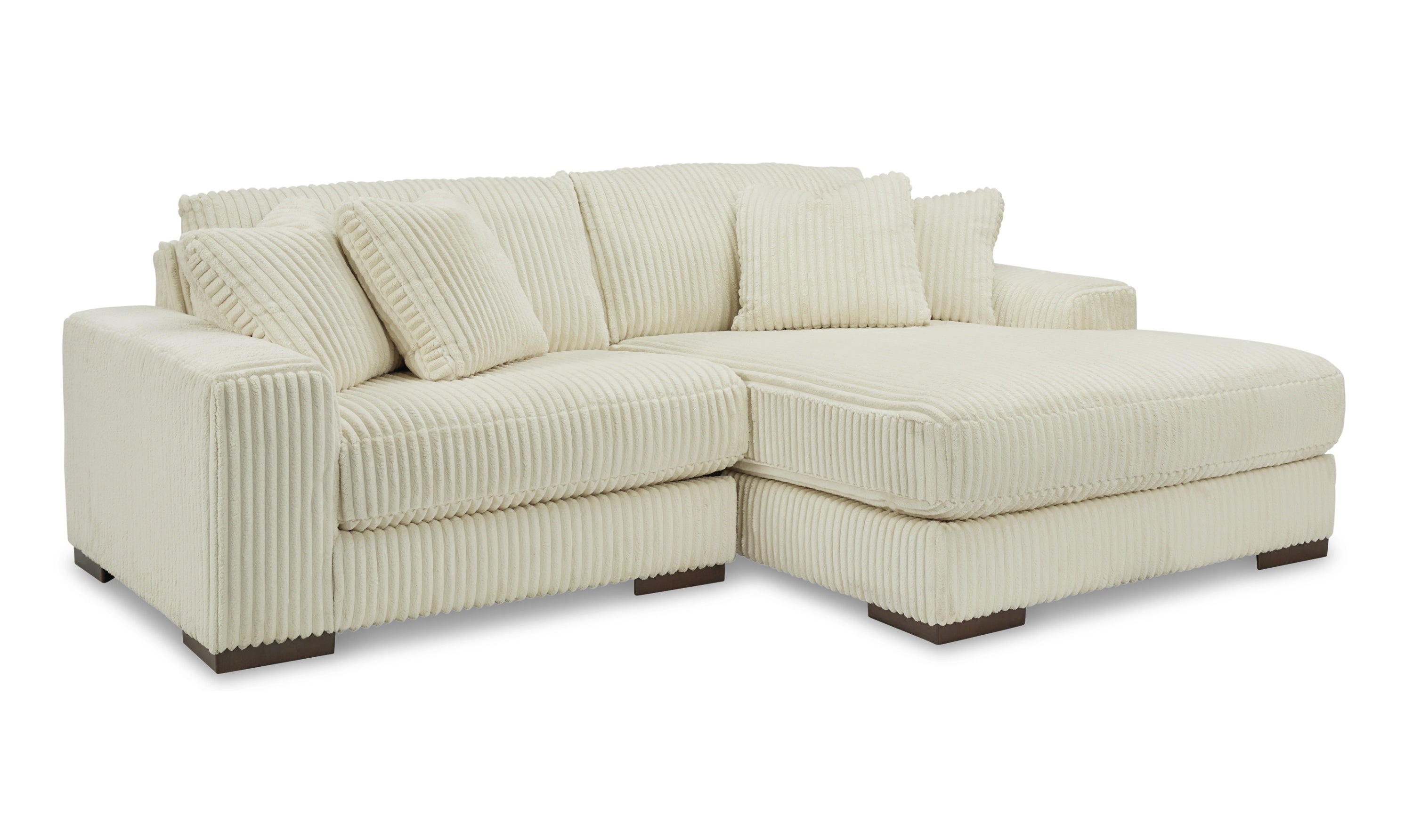 Modern Heritage Lindyn 2 Piece Fabric Sectional Sofa with Chaise Option-Jennifer Furniture