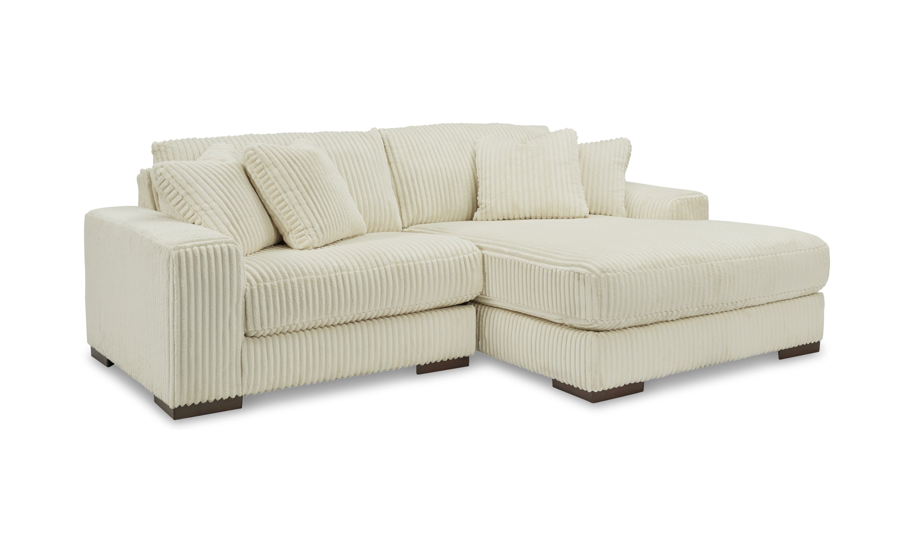 Modern Heritage Lindyn 2 Piece Fabric Sectional Sofa with Chaise Option-Jennifer Furniture
